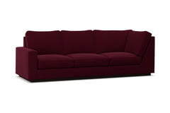 Harper Left Arm Corner Sofa :: Leg Finish: Espresso / Configuration: LAF - Chaise on the Left