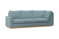 Harper Left Arm Corner Sofa :: Leg Finish: Natural / Configuration: LAF - Chaise on the Left