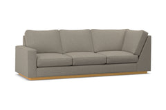 Harper Left Arm Corner Sofa :: Leg Finish: Natural / Configuration: LAF - Chaise on the Left