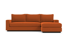 Harper Reversible Chaise Sleeper Sofa :: Leg Finish: Espresso / Sleeper Option: Deluxe Innerspring Mattress
