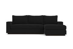 Harper Reversible Chaise Sleeper Sofa :: Leg Finish: Espresso / Sleeper Option: Deluxe Innerspring Mattress
