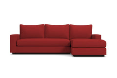 Harper Reversible Chaise Sleeper Sofa :: Leg Finish: Espresso / Sleeper Option: Deluxe Innerspring Mattress