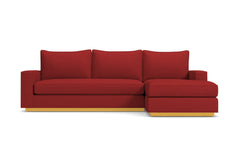 Harper Reversible Chaise Sleeper Sofa :: Leg Finish: Natural / Sleeper Option: Memory Foam Mattress