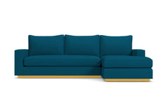 Harper Reversible Chaise Sleeper Sofa :: Leg Finish: Natural / Sleeper Option: Memory Foam Mattress