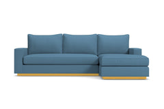Harper Reversible Chaise Sleeper Sofa :: Leg Finish: Natural / Sleeper Option: Memory Foam Mattress