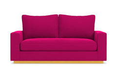 Harper Apartment Size Sleeper Sofa :: Leg Finish: Natural / Sleeper Option: Deluxe Innerspring Mattress