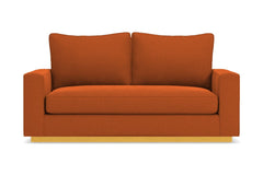 Harper Apartment Size Sleeper Sofa :: Leg Finish: Natural / Sleeper Option: Deluxe Innerspring Mattress