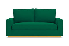 Harper Apartment Size Sleeper Sofa :: Leg Finish: Natural / Sleeper Option: Deluxe Innerspring Mattress