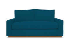 Harper Twin Size Sleeper Sofa :: Leg Finish: Pecan / Sleeper Option: Memory Foam Mattress