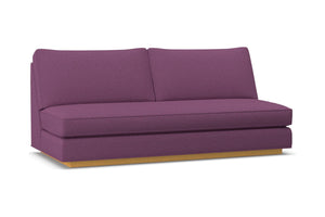 Harper Armless Sofa w/ Benchseat :: Leg Finish: Natural