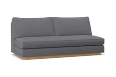 Harper Armless Sofa w/ Benchseat :: Leg Finish: Natural