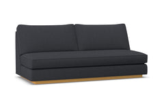 Harper Armless Sofa w/ Benchseat :: Leg Finish: Natural