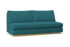 Harper Armless Sofa w/ Benchseat :: Leg Finish: Natural