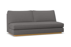 Harper Armless Sofa w/ Benchseat :: Leg Finish: Natural