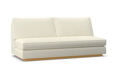 Harper Armless Sofa w/ Benchseat :: Leg Finish: Natural