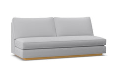Harper Armless Sofa w/ Benchseat :: Leg Finish: Natural
