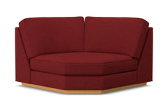 Harper Round Corner :: Leg Finish: Natural