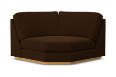 Harper Round Corner :: Leg Finish: Natural