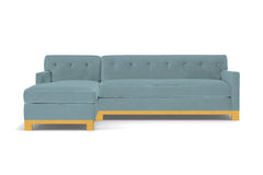 Harrison Ave 2pc Sectional Sofa :: Leg Finish: Natural / Configuration: LAF - Chaise on the Left