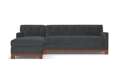 Harrison Ave 2pc Sectional Sofa :: Leg Finish: Pecan / Configuration: LAF - Chaise on the Left