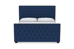 Huntley Tufted Upholstered Bed :: Leg Finish: Espresso / Size: California King