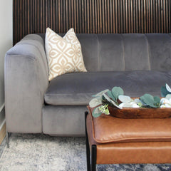 Mist Grey Velvet