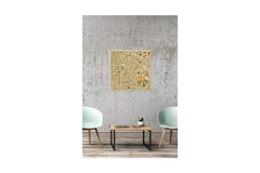 ABSTRACT CITY MAP OF LOS ANGELES by Jazz Blue