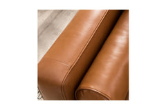 Jensen Reversible Chaise Leather Sectional