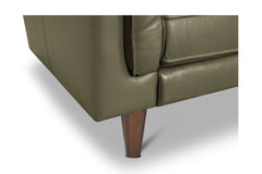 Keating Leather Sofa with Power Footrests