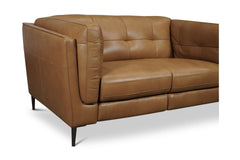 Kendrick Leather Loveseat with Power Footrests