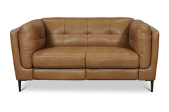 Kendrick Leather Loveseat with Power Footrests