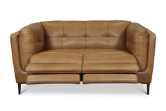 Kendrick Leather Loveseat with Power Footrests