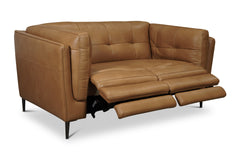 Kendrick Leather Loveseat with Power Footrests