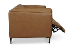Kendrick Leather Loveseat with Power Footrests