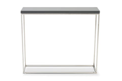 Kings Road Console Table GREY/CHROME