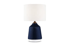 Milford Table Lamp BLUE CERAMIC