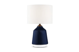 Milford Table Lamp BLUE CERAMIC