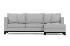 La Brea 2pc Sectional Sofa :: Leg Finish: Espresso / Configuration: RAF - Chaise on the Right