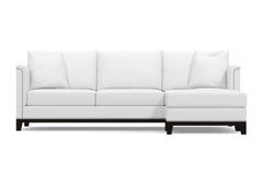 La Brea 2pc Sectional Sofa :: Leg Finish: Espresso / Configuration: RAF - Chaise on the Right