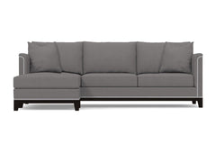 La Brea 2pc Sectional Sofa :: Leg Finish: Espresso / Configuration: LAF - Chaise on the Left