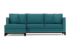 La Brea 2pc Sectional Sofa :: Leg Finish: Espresso / Configuration: LAF - Chaise on the Left