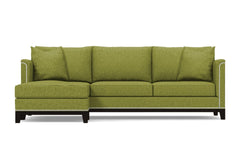 La Brea 2pc Sectional Sofa :: Leg Finish: Espresso / Configuration: LAF - Chaise on the Left