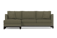 La Brea 2pc Sectional Sofa :: Leg Finish: Espresso / Configuration: LAF - Chaise on the Left