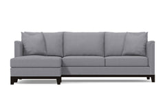 La Brea 2pc Sectional Sofa :: Leg Finish: Espresso / Configuration: LAF - Chaise on the Left