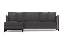 La Brea 2pc Sectional Sofa :: Leg Finish: Espresso / Configuration: LAF - Chaise on the Left