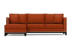 La Brea 2pc Sectional Sofa :: Leg Finish: Espresso / Configuration: LAF - Chaise on the Left