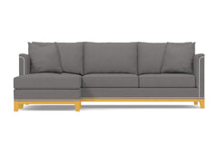 La Brea 2pc Sectional Sofa :: Leg Finish: Natural / Configuration: LAF - Chaise on the Left