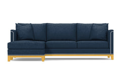 La Brea 2pc Sectional Sofa :: Leg Finish: Natural / Configuration: LAF - Chaise on the Left