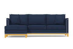 La Brea 2pc Sectional Sofa :: Leg Finish: Natural / Configuration: LAF - Chaise on the Left