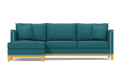 La Brea 2pc Sectional Sofa :: Leg Finish: Natural / Configuration: LAF - Chaise on the Left